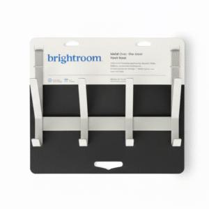 brightroom metal over the door hook rack – door mounted hanger