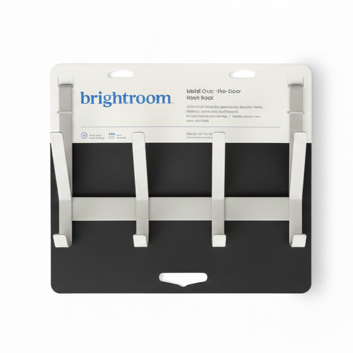 brightroom metal over the door hook rack – door mounted hanger brightroom metal over the door hook rack – door mounted hanger