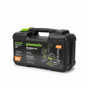 greenworks 40 piece household tool kit – compact home repair set