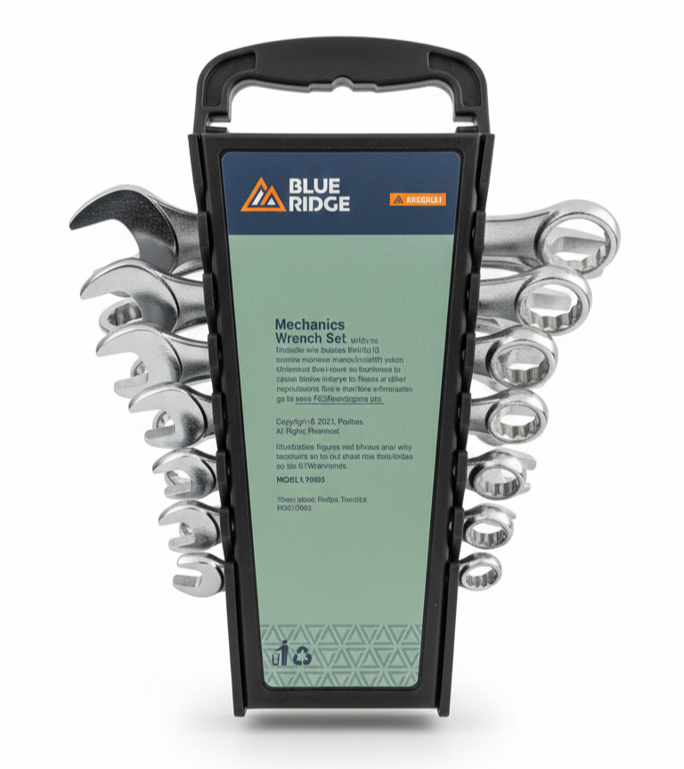 blue ridge 14 piece combination wrench set – durable metric hand tool kit blue ridge 14 piece combination wrench set – durable metric hand tool kit