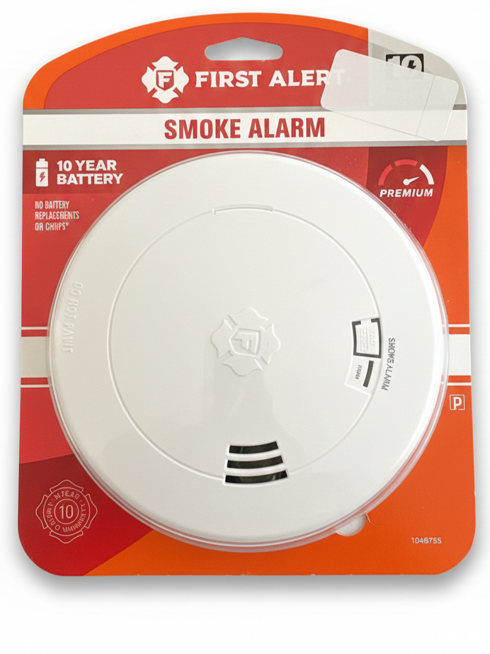 first alert smoke alarm – 10 year sealed battery, premium fire safety detector first alert smoke alarm – 10 year sealed battery, premium fire safety detector