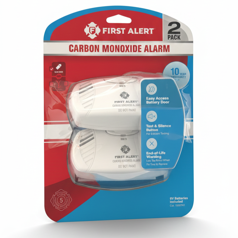 first alert carbon monoxide alarm – 2 pack, battery powered co detectors first alert carbon monoxide alarm – 2 pack, battery powered co detectors