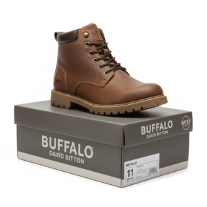 buffalo david bitton – metcalf brown memory foam boots