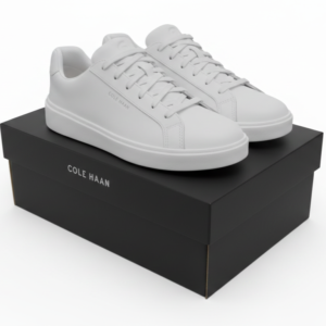 cole haan grand crosscourt daily sneaker (white argento)